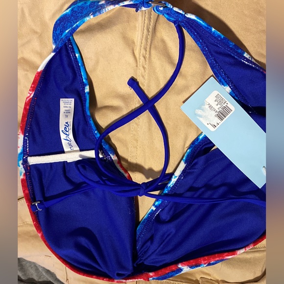 New Rue Bleu bathing suit top by rue 21. Size XL Red and blue with white stars. - Picture 9 of 9